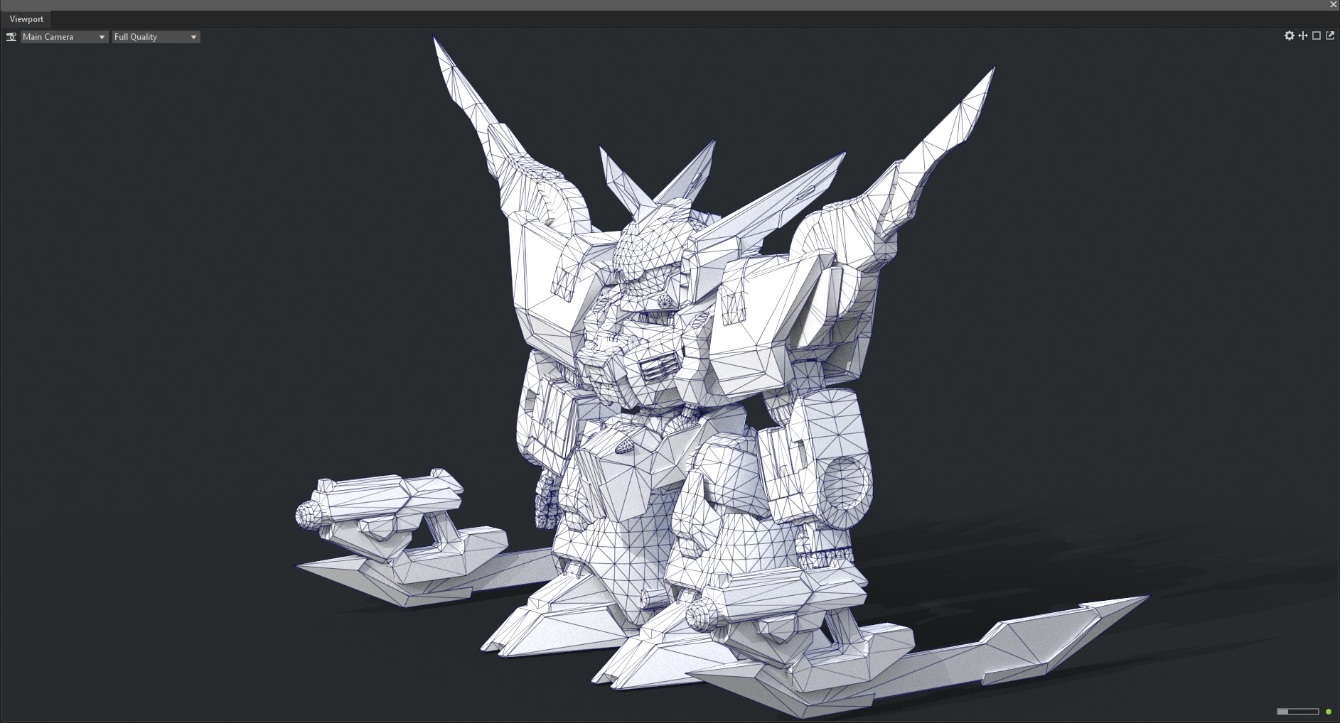 Maneuvering gundam 3D model_4