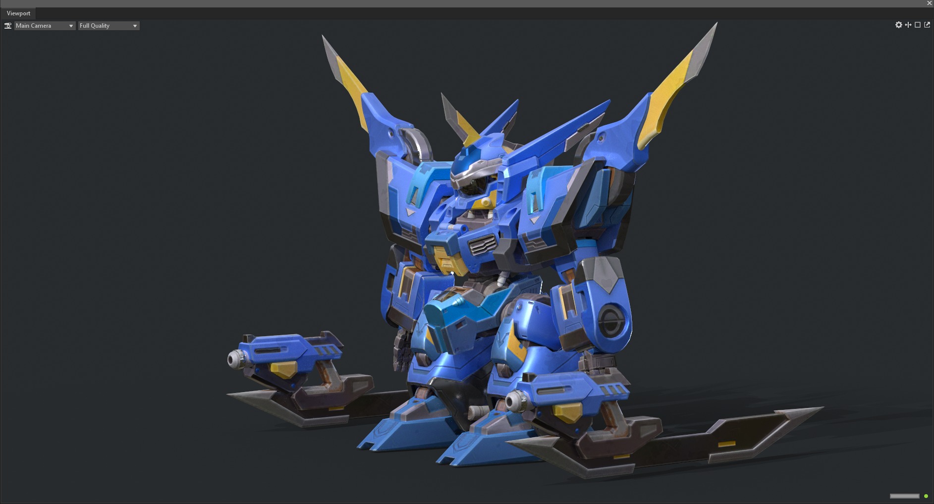 Maneuvering gundam 3D model_13