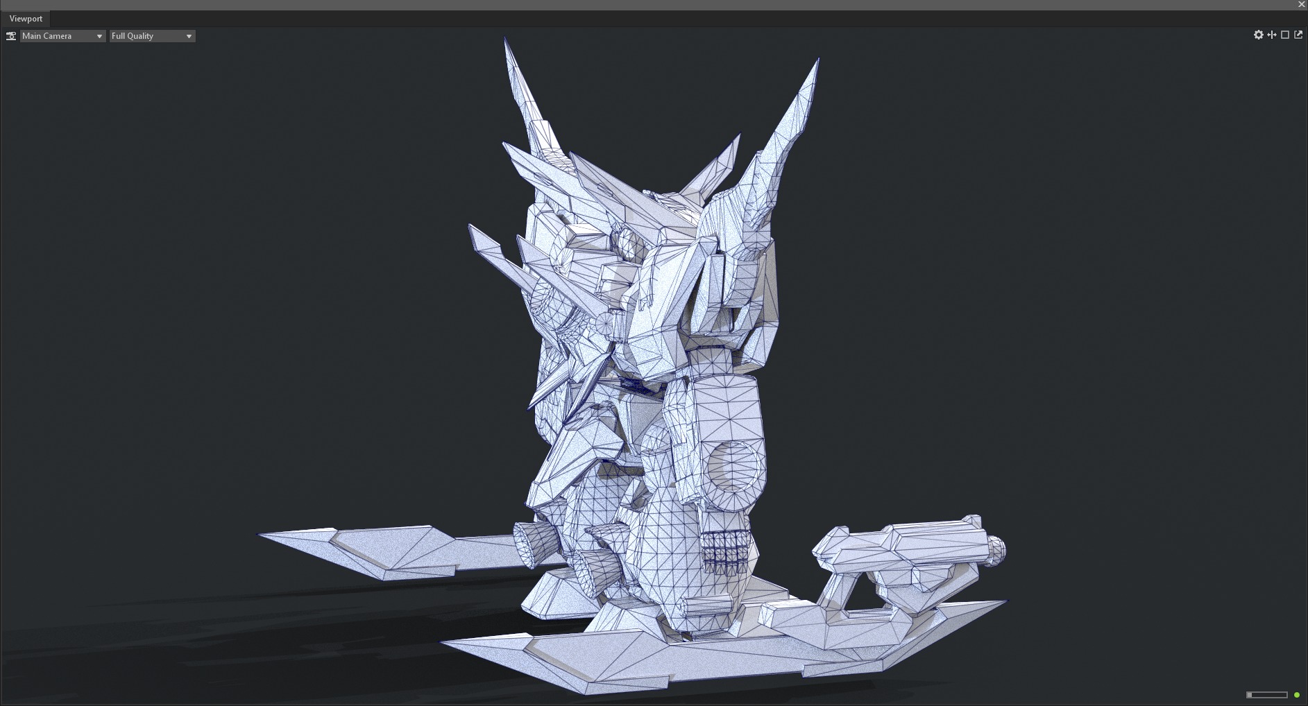 Maneuvering gundam 3D model_7