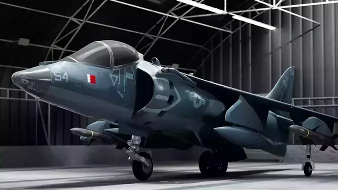 AV-8B Harrier ii plus 3D model