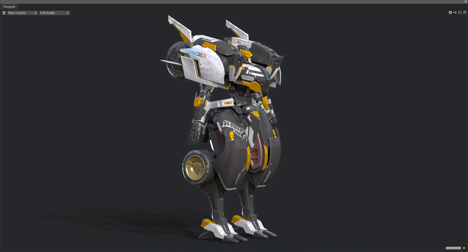 Maneuvering gundam 3D model_2