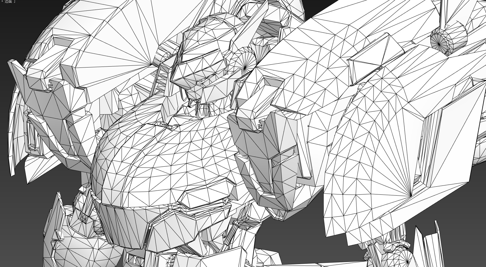 Maneuvering gundam 3D model_19