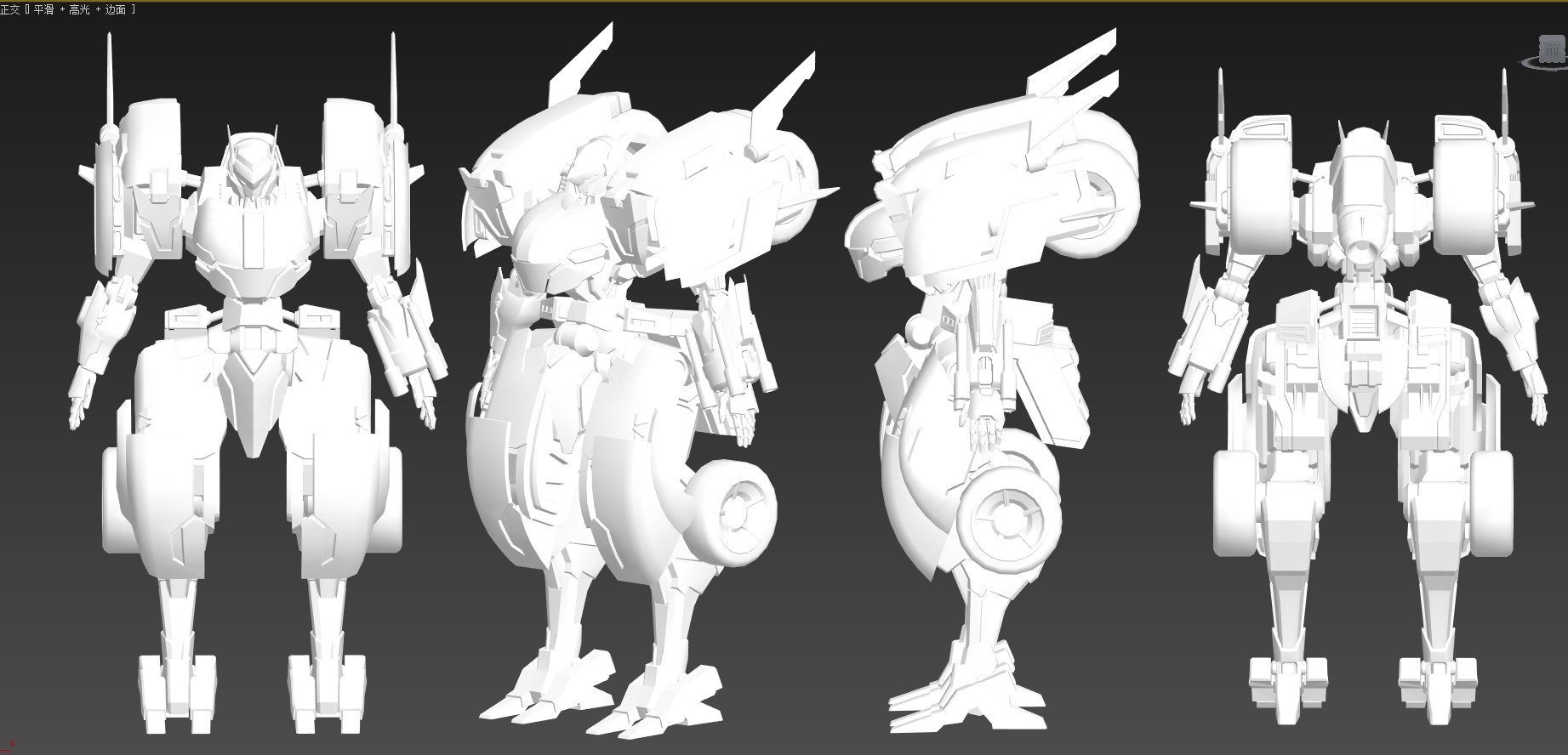 Maneuvering gundam 3D model_15