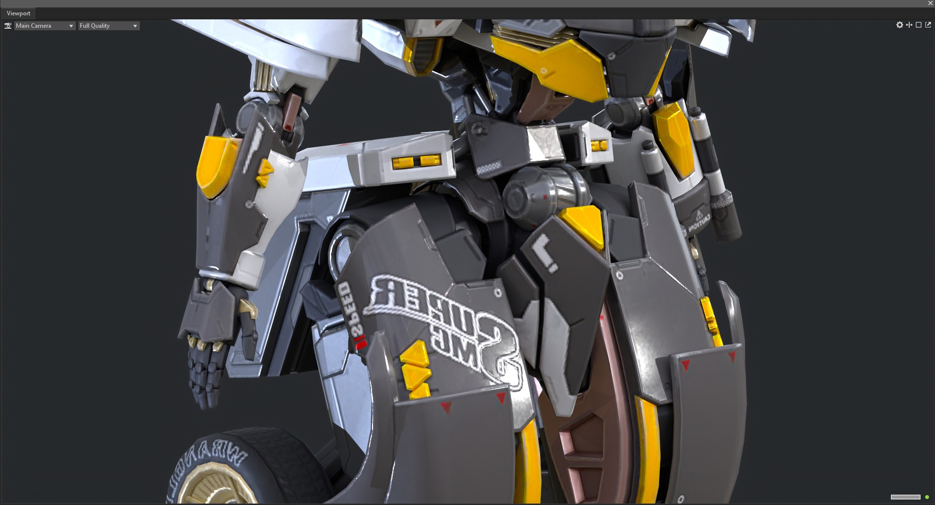 Maneuvering gundam 3D model_13