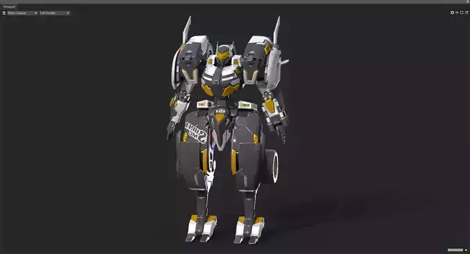 Maneuvering gundam 3D model