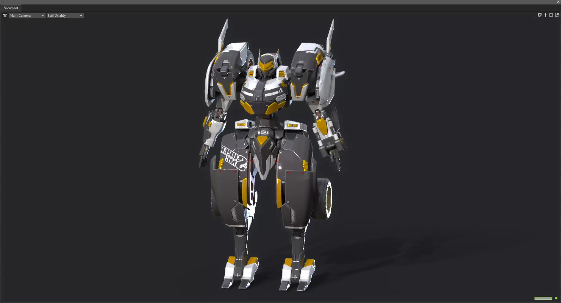Maneuvering gundam 3D model_0
