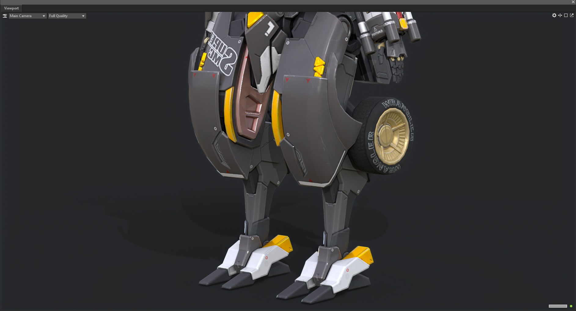 Maneuvering gundam 3D model_10