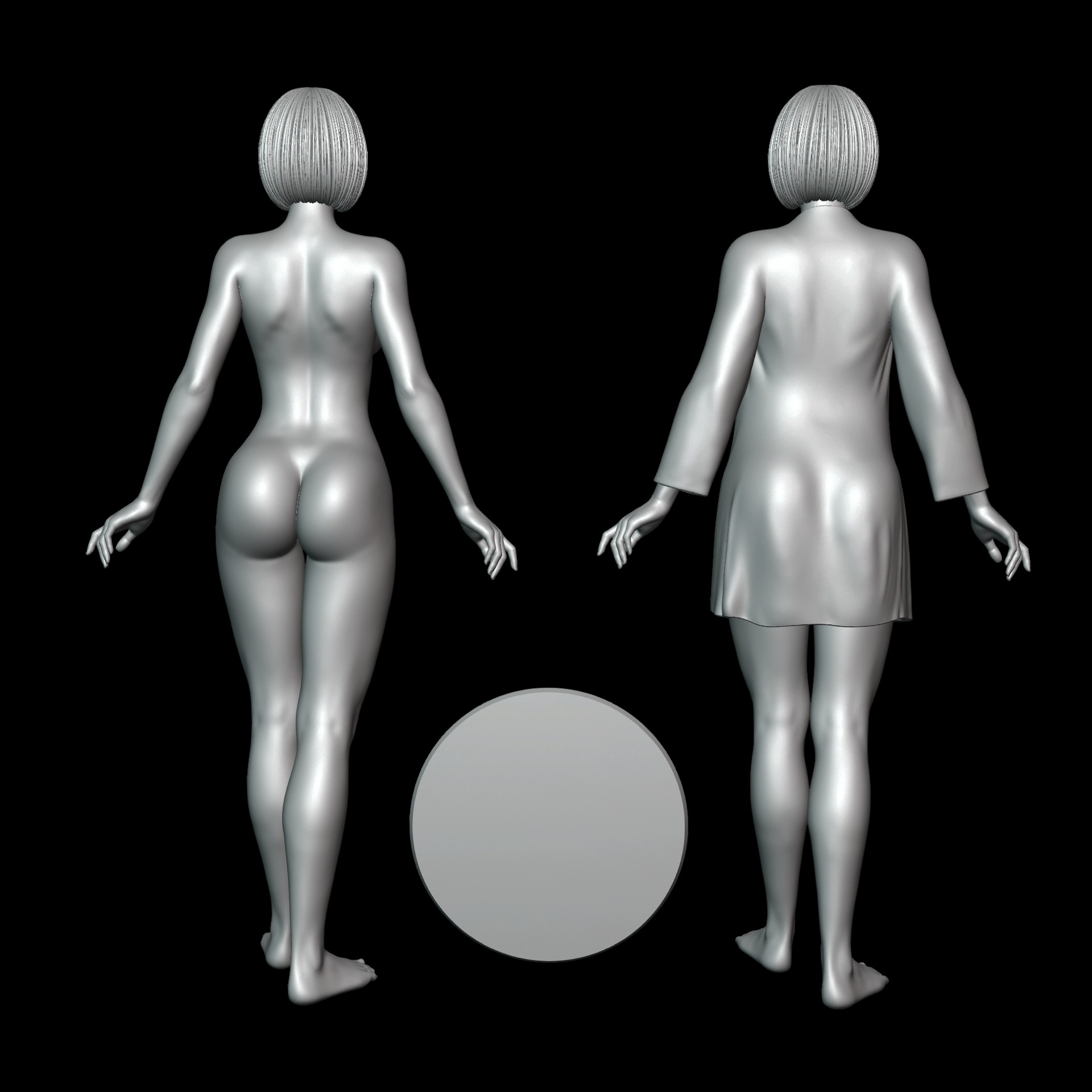 Doll Wife 3D print model_11