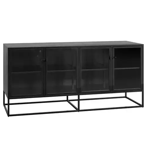 Casement Black Large Sideboard