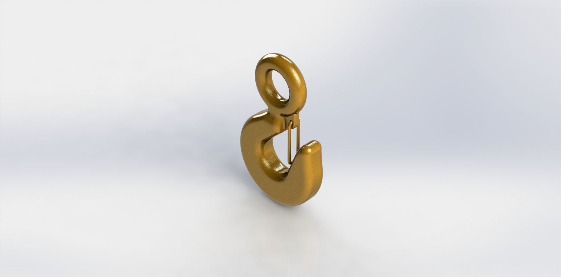 Gancho com Olhal Hook wth Eye 3D model_15