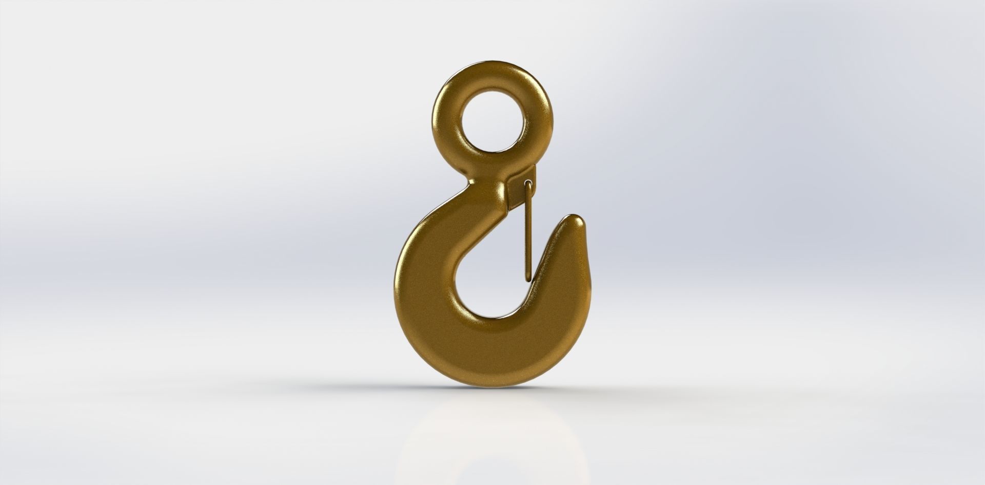 Gancho com Olhal Hook wth Eye 3D model_23