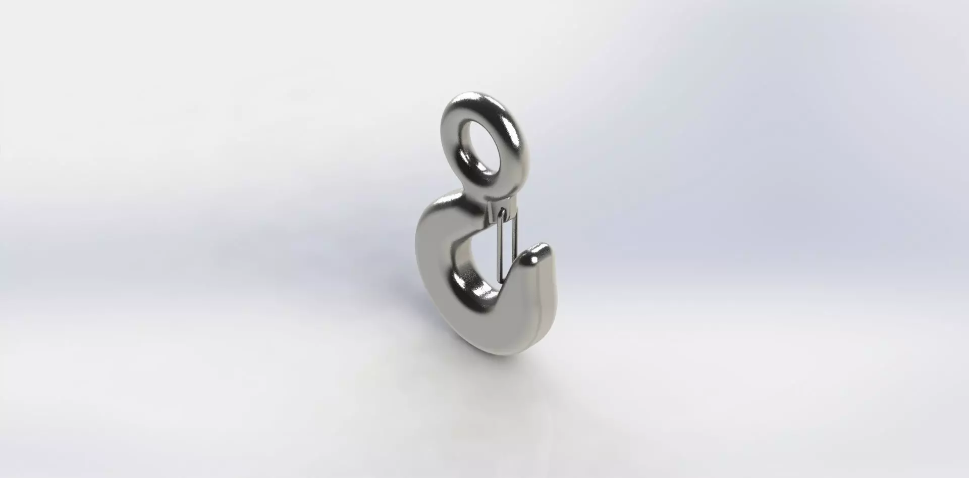 Gancho com Olhal Hook wth Eye 3D model_0