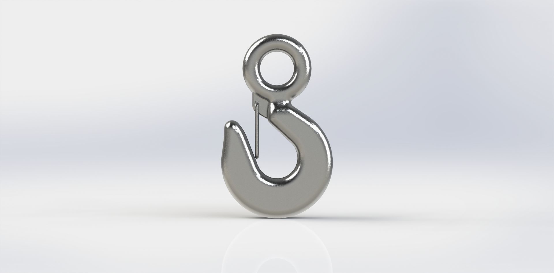 Gancho com Olhal Hook wth Eye 3D model_13