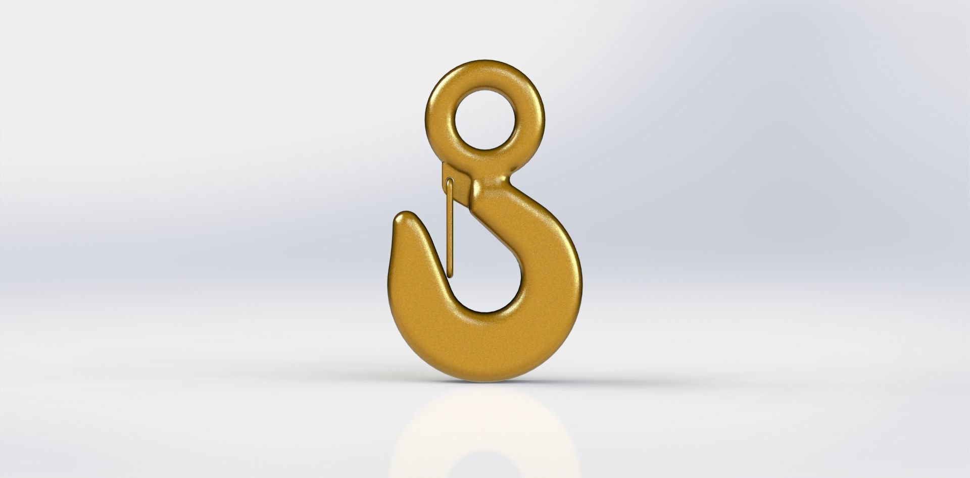 Gancho com Olhal Hook wth Eye 3D model_27