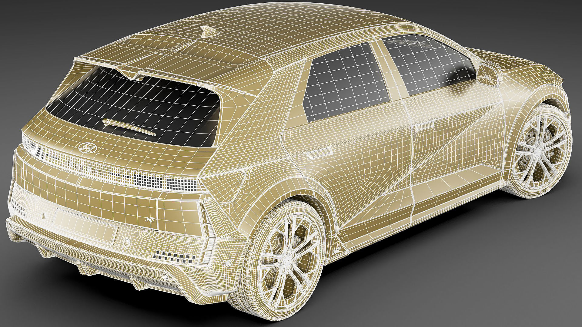 Hyundai Ioniq 5 N 2024 3D model_32