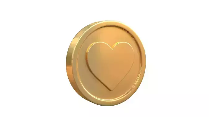 Heart coin