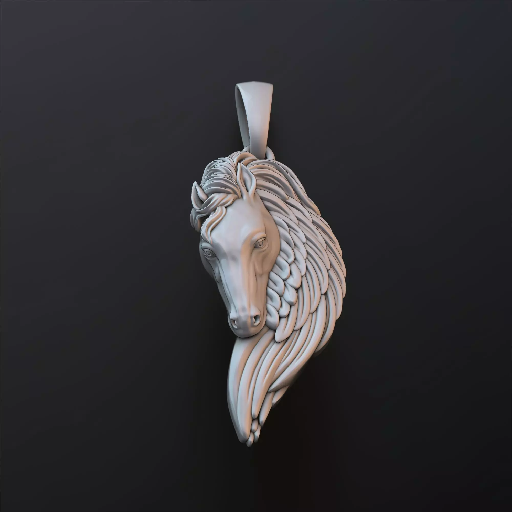 Pegasus Pendant 3D print model_0