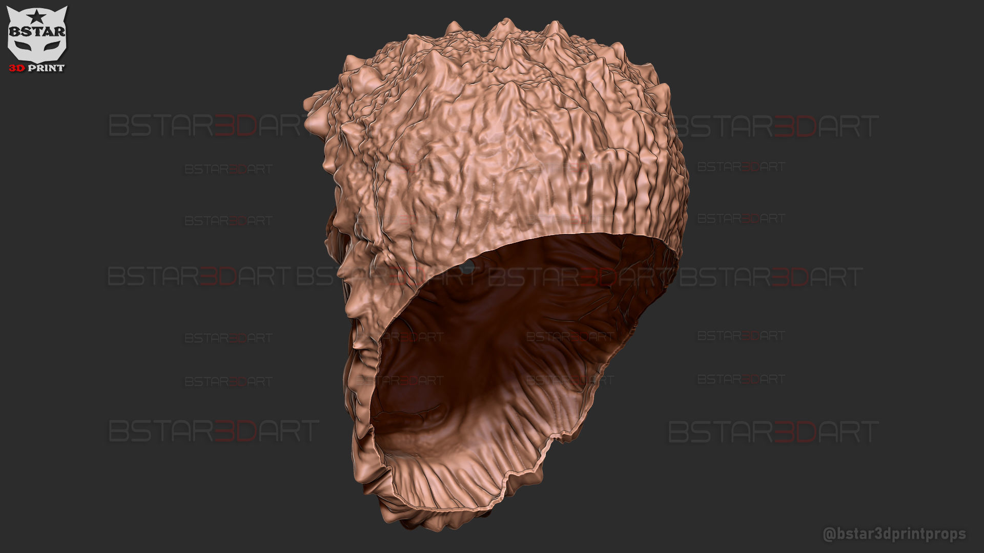 Monkey Man Mask -Dev patel Cosplay for Halloween prop 3D print model_13