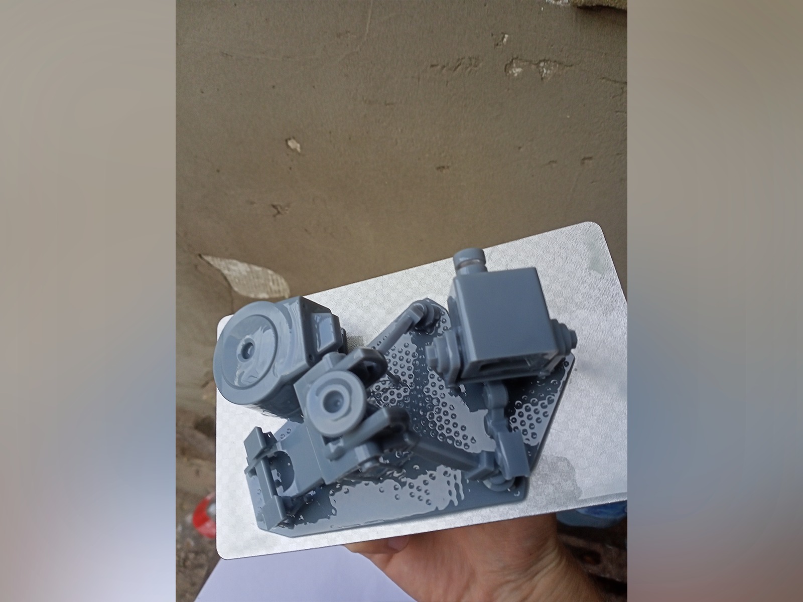 Team fortress 2 first level sentry miniature 3D print model_6