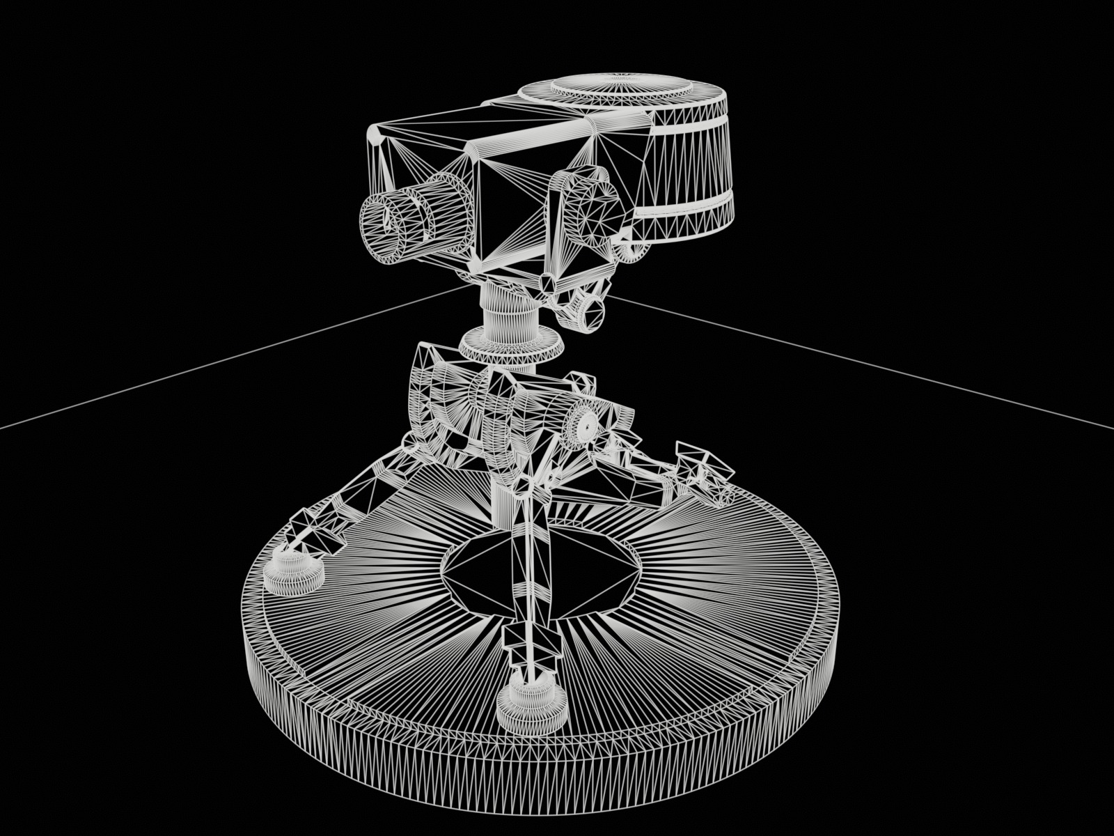 Team fortress 2 first level sentry miniature 3D print model_30