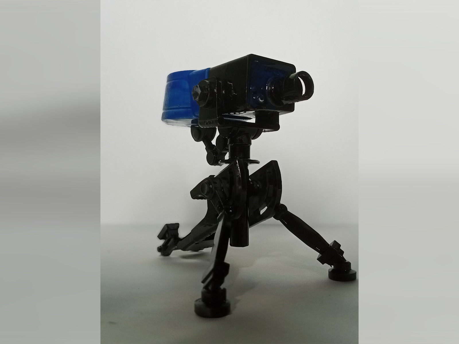 Team fortress 2 first level sentry miniature 3D print model_12
