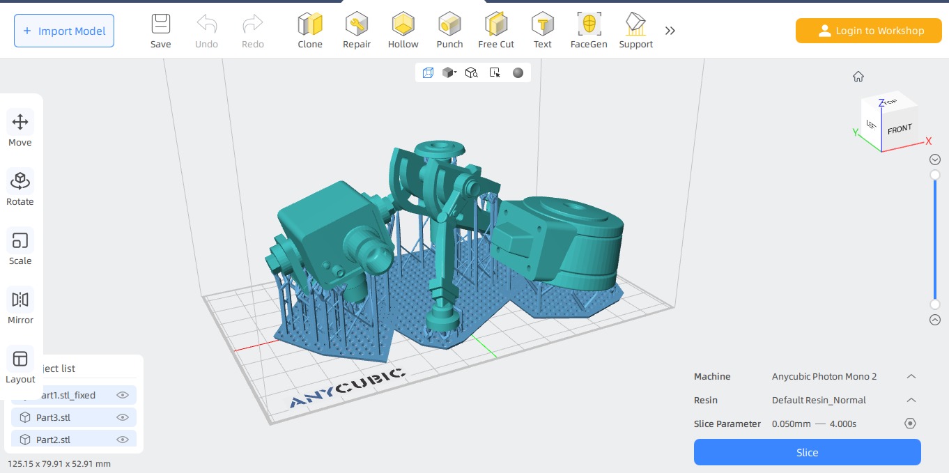Team fortress 2 first level sentry miniature 3D print model_34