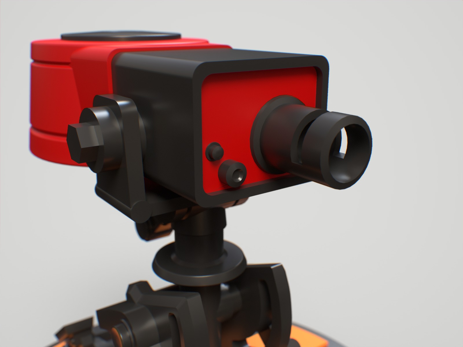 Team fortress 2 first level sentry miniature 3D print model_16