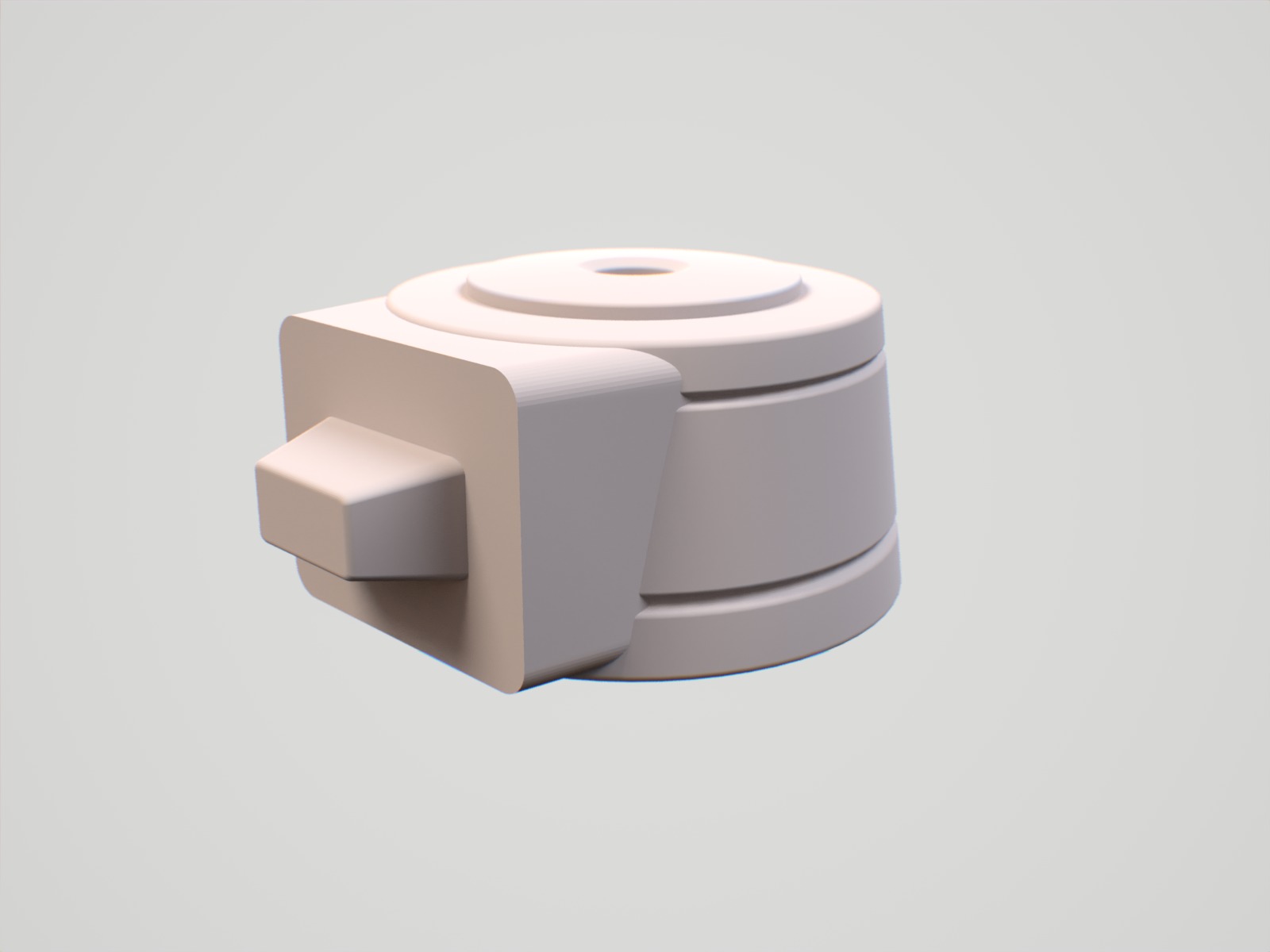 Team fortress 2 first level sentry miniature 3D print model_23