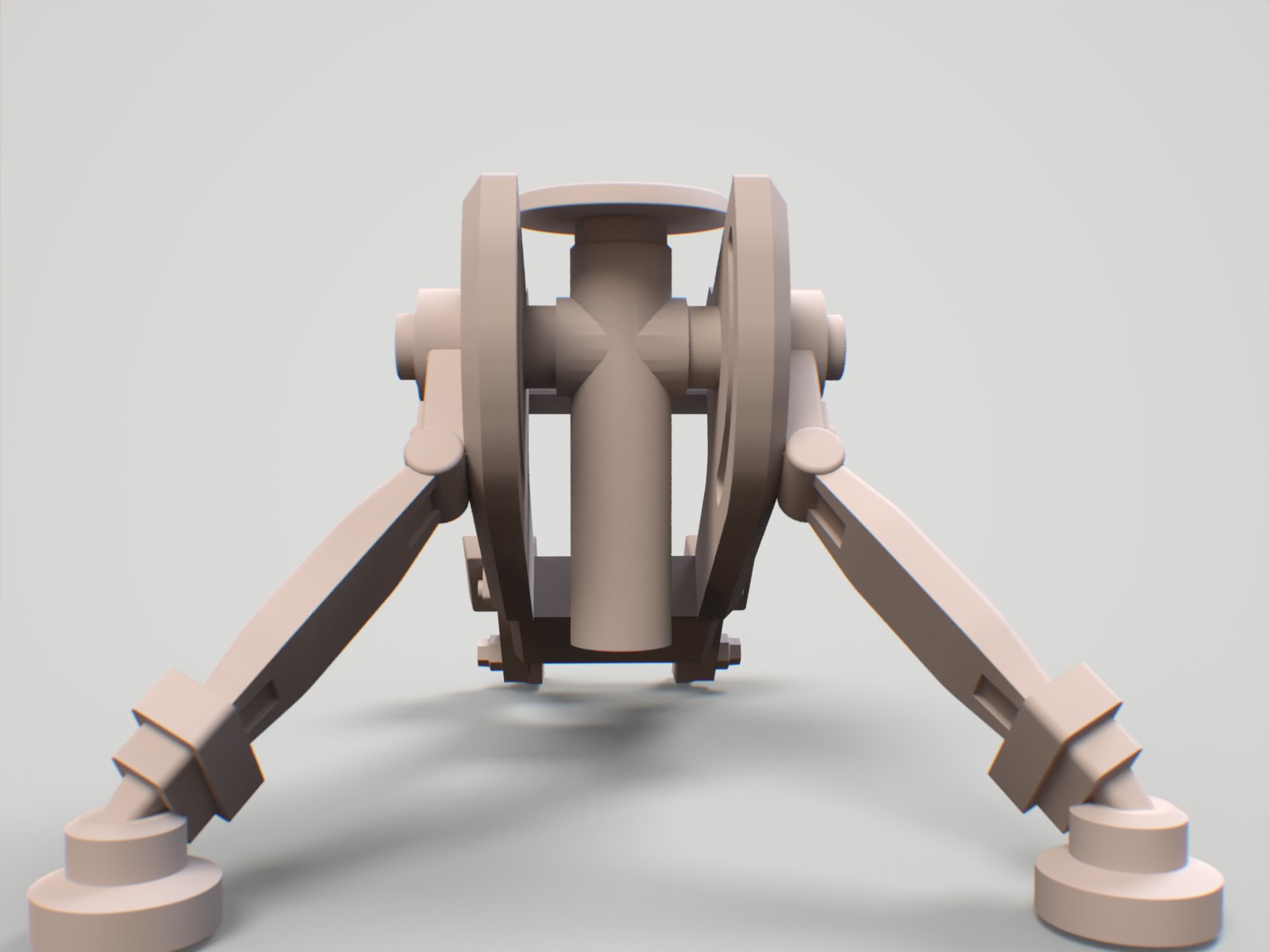 Team fortress 2 first level sentry miniature 3D print model_27