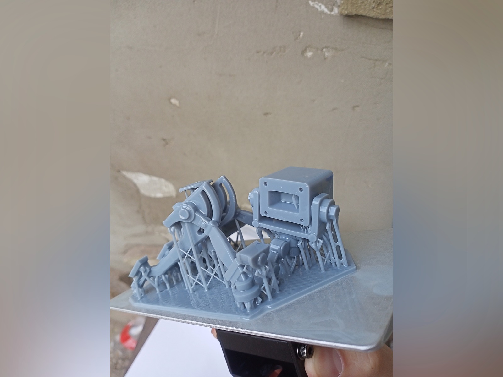 Team fortress 2 first level sentry miniature 3D print model_7