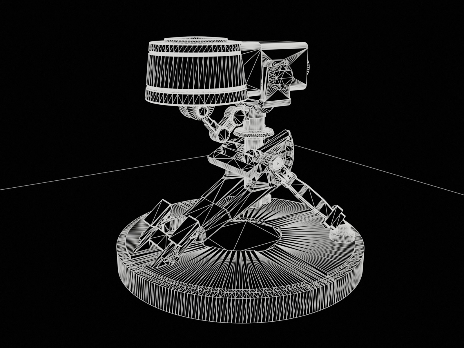 Team fortress 2 first level sentry miniature 3D print model_31