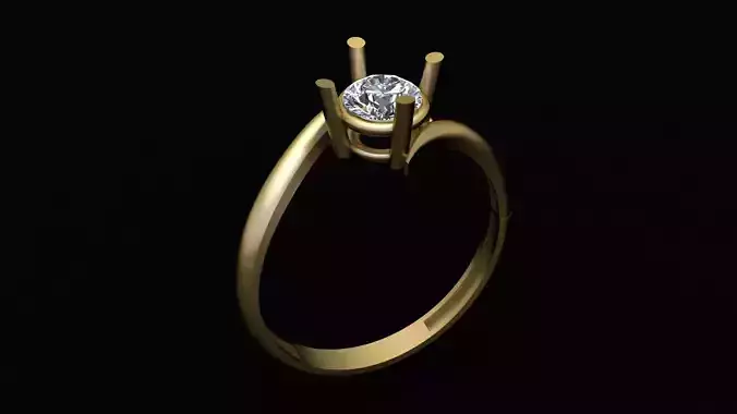 wedding ring for couple 3d printable model