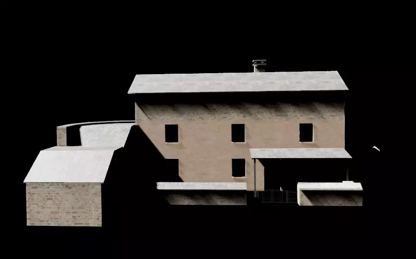 house Free low-poly 3D model