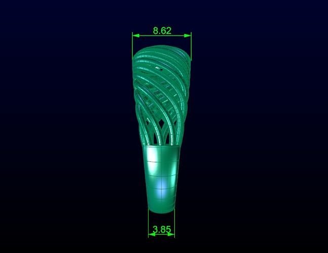 WIRED RING 18K 3D print model