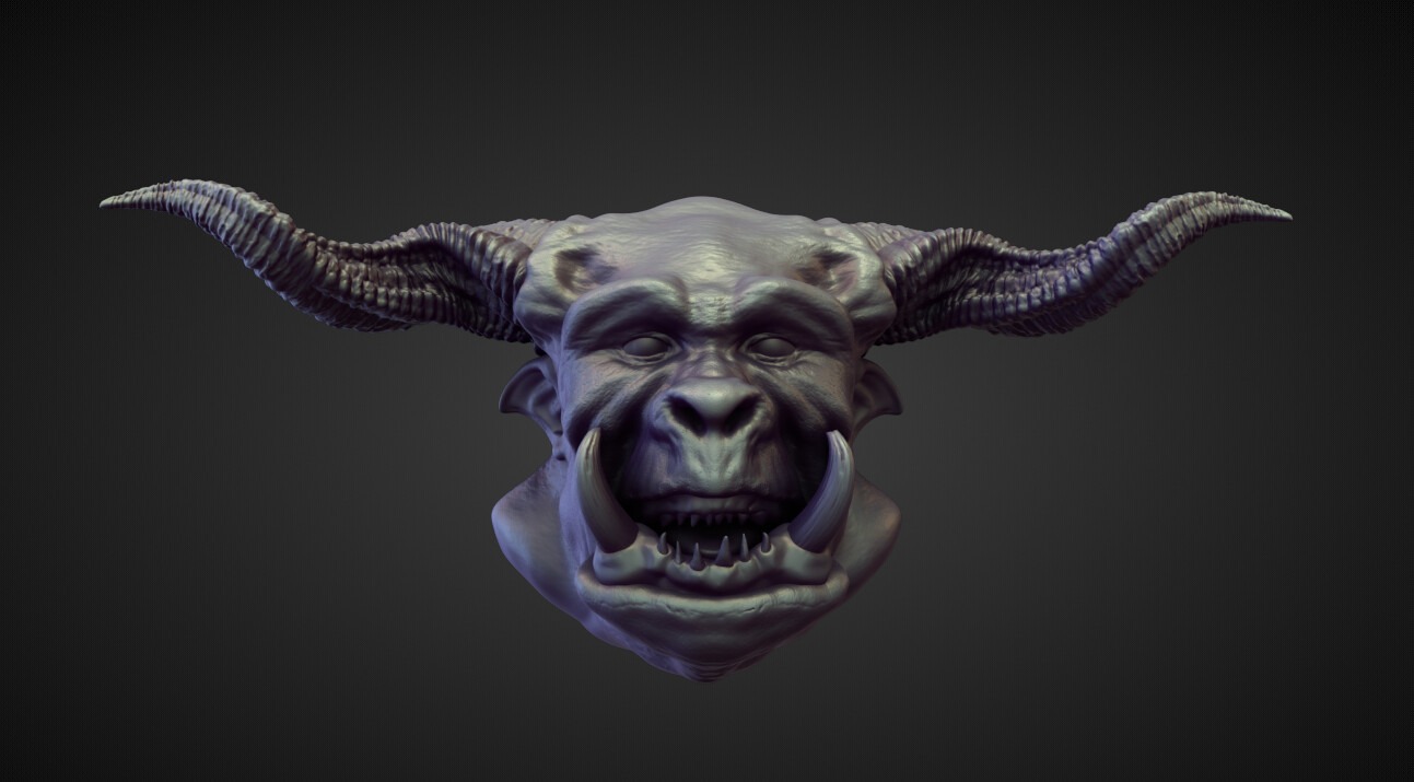 HEAD60 high poly sculpt 3D model_1