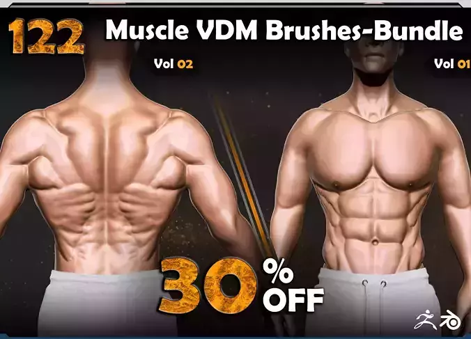  122 VDM Muscles Brush Bundle