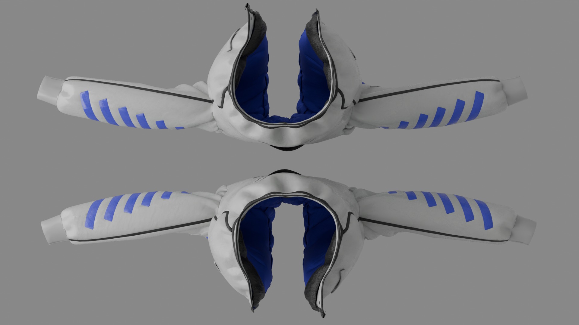 Racing Jacket with Japanese Symbol GLB FBX OBJ mtl 3D Model Low-poly 3D model_8