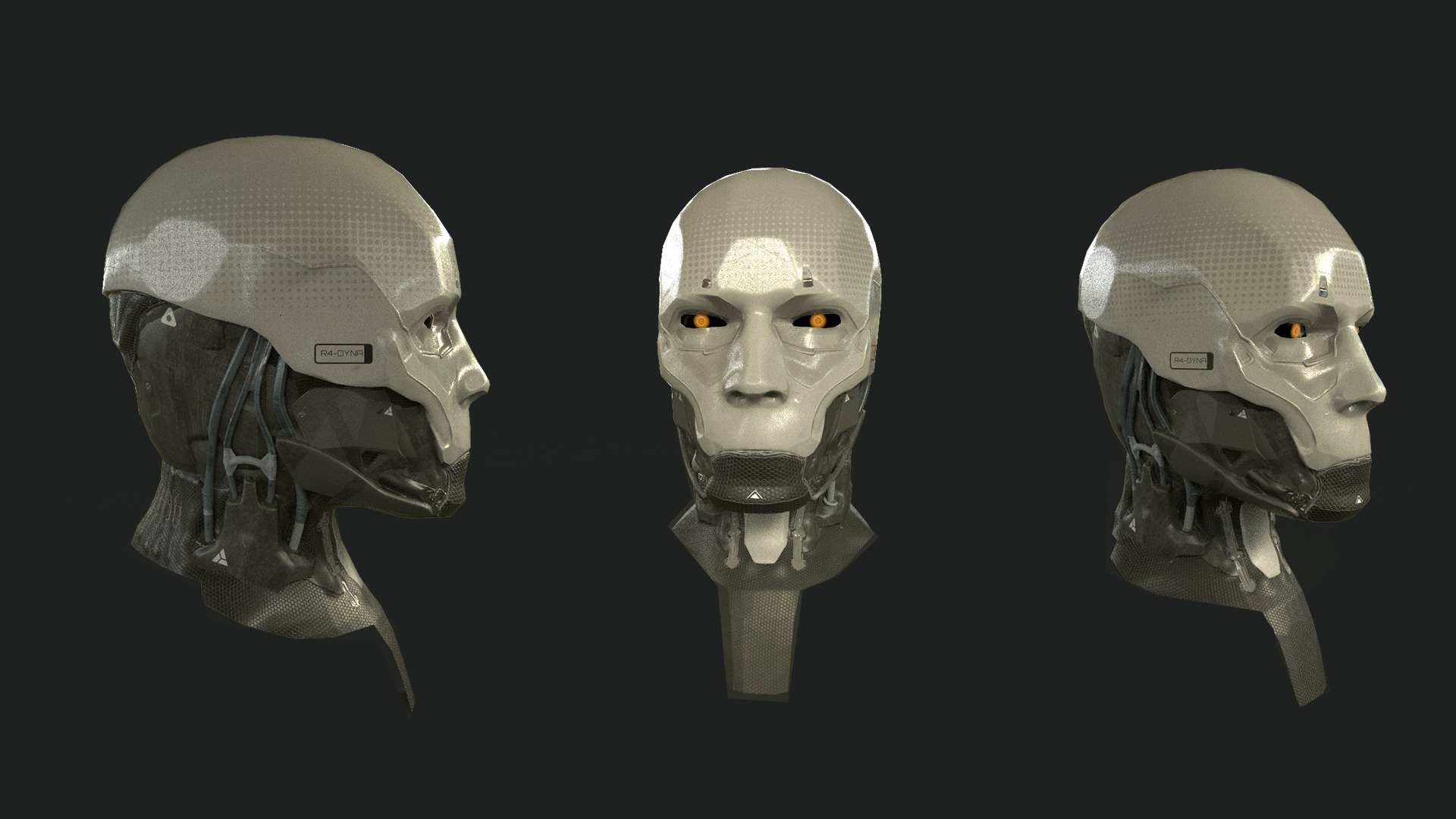 cyberpunk char1c Low-poly 3D model_2