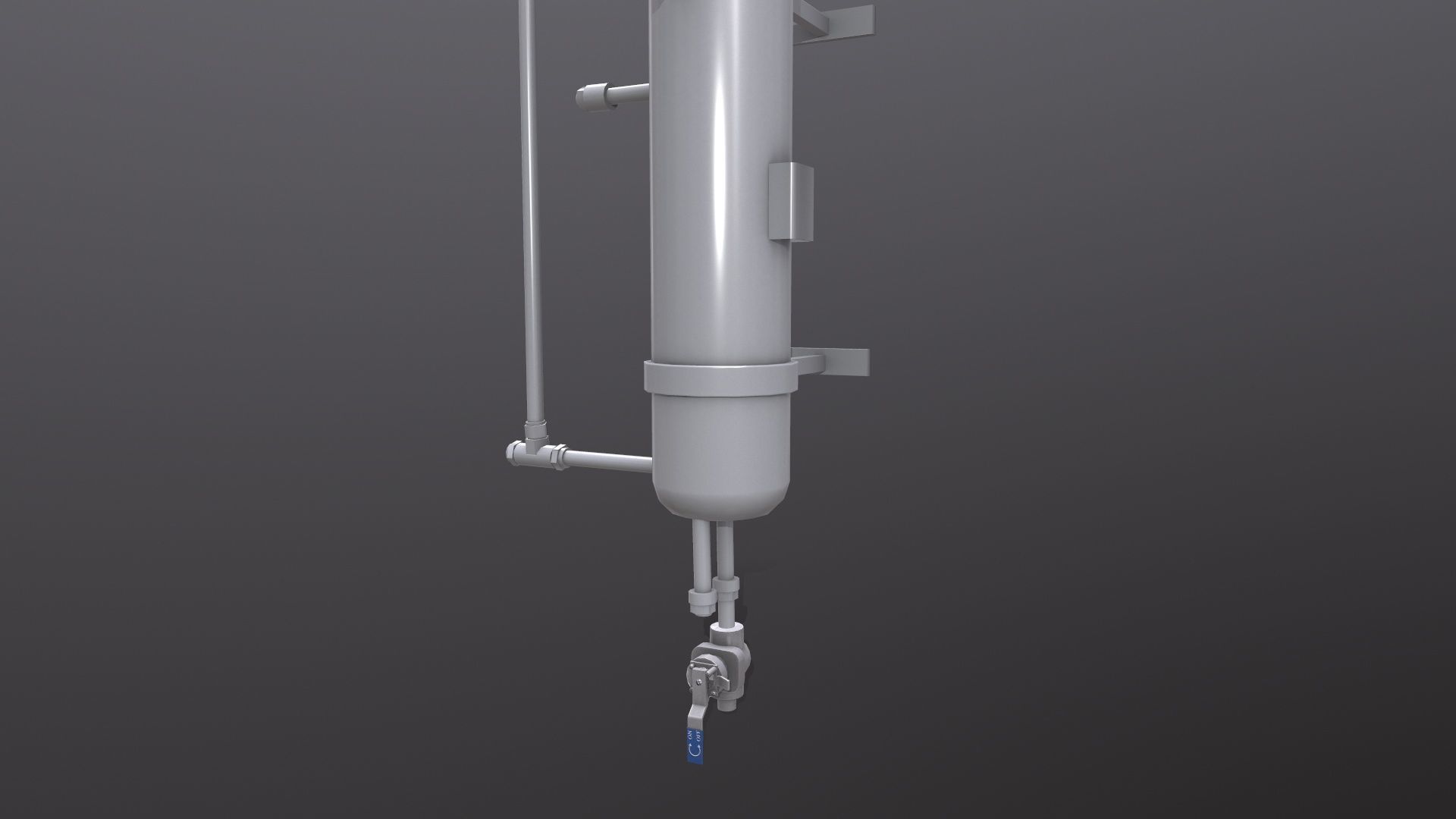 Fluid System Low-poly 3D model_11