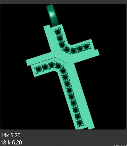 Diamond Cross Pendants  Limited Edition Designer Collection 1-10 3D print model_3