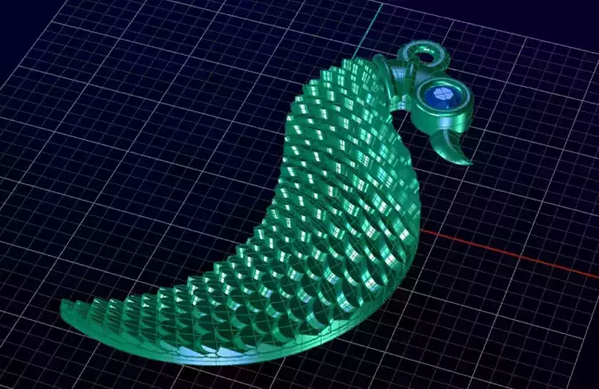 PEACOCK LADIES PENDANT