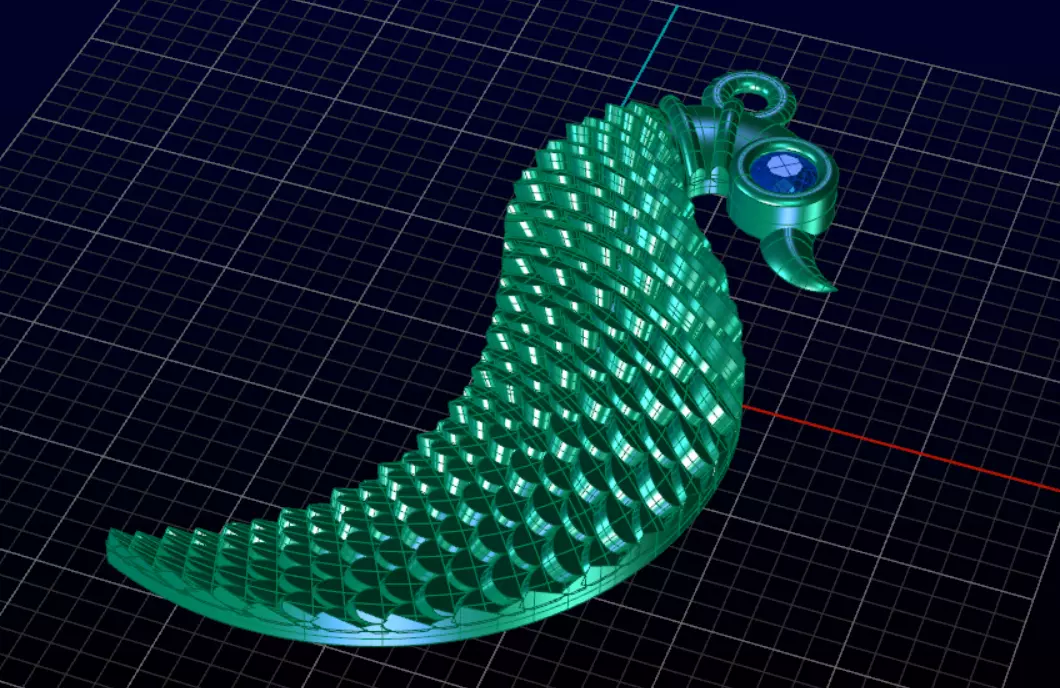 PEACOCK LADIES PENDANT 3D print model