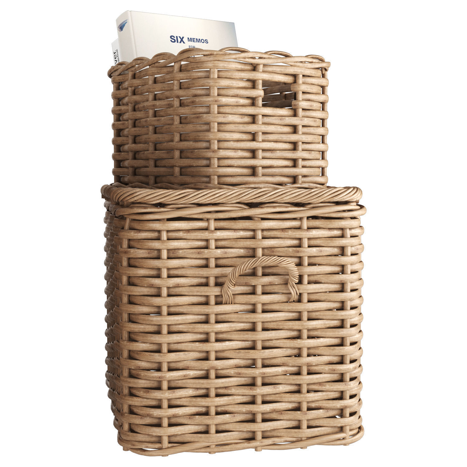 Baskets Set Aubrey 3D model_2