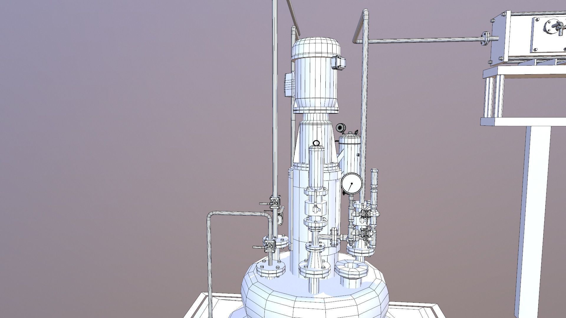 Vessel Tank Low-poly 3D model_12