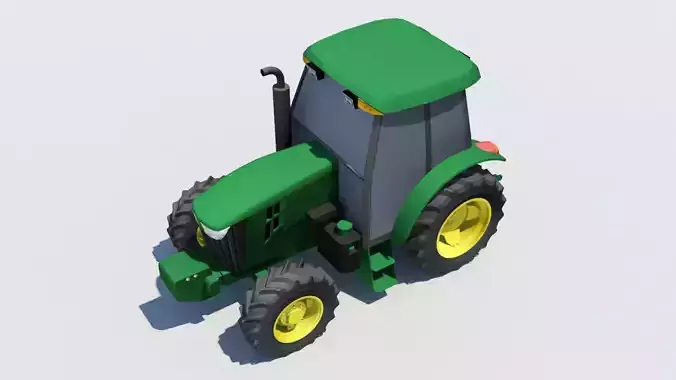 Tractor deere 5100E static