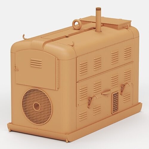 PE-197 Generator 3D print model