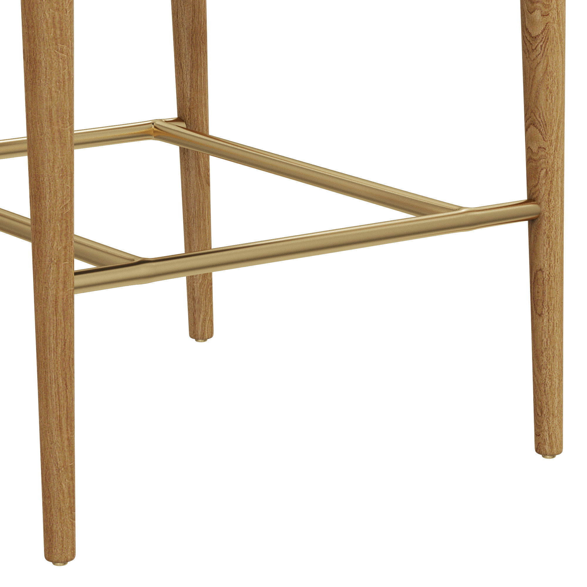 Restoration Hardware Arno Fabric Counter Stool 3D model_6