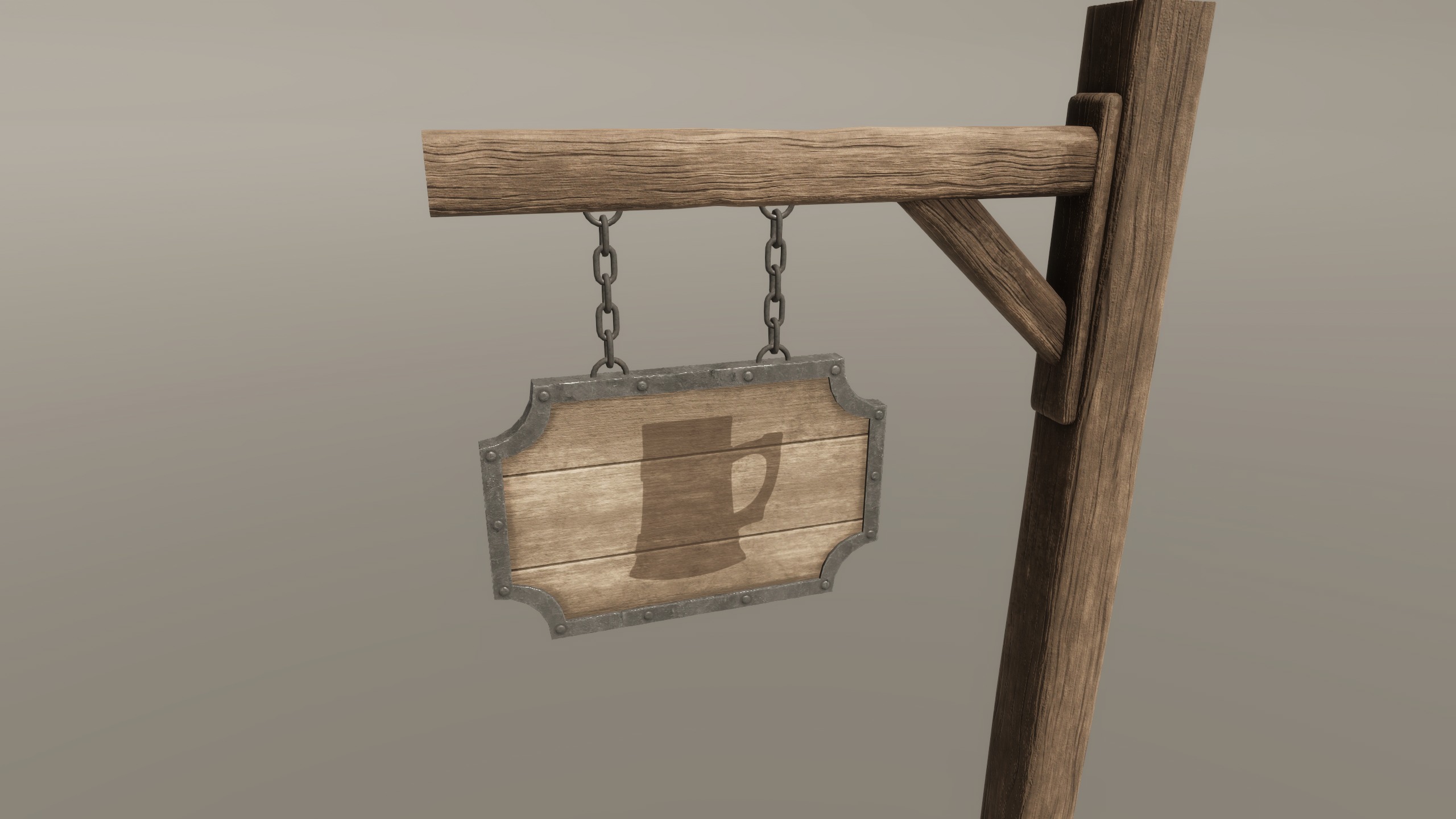 Medieval Signs - Game Props Low-poly 3D model_5
