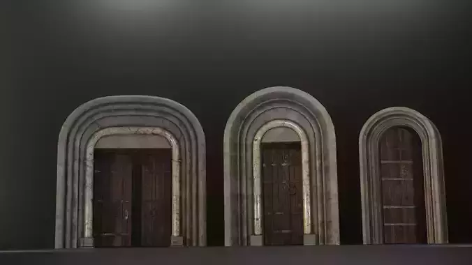 Medieval Door Set