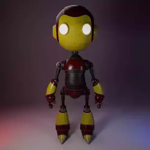 Stylized 3D Robot Model 3D model